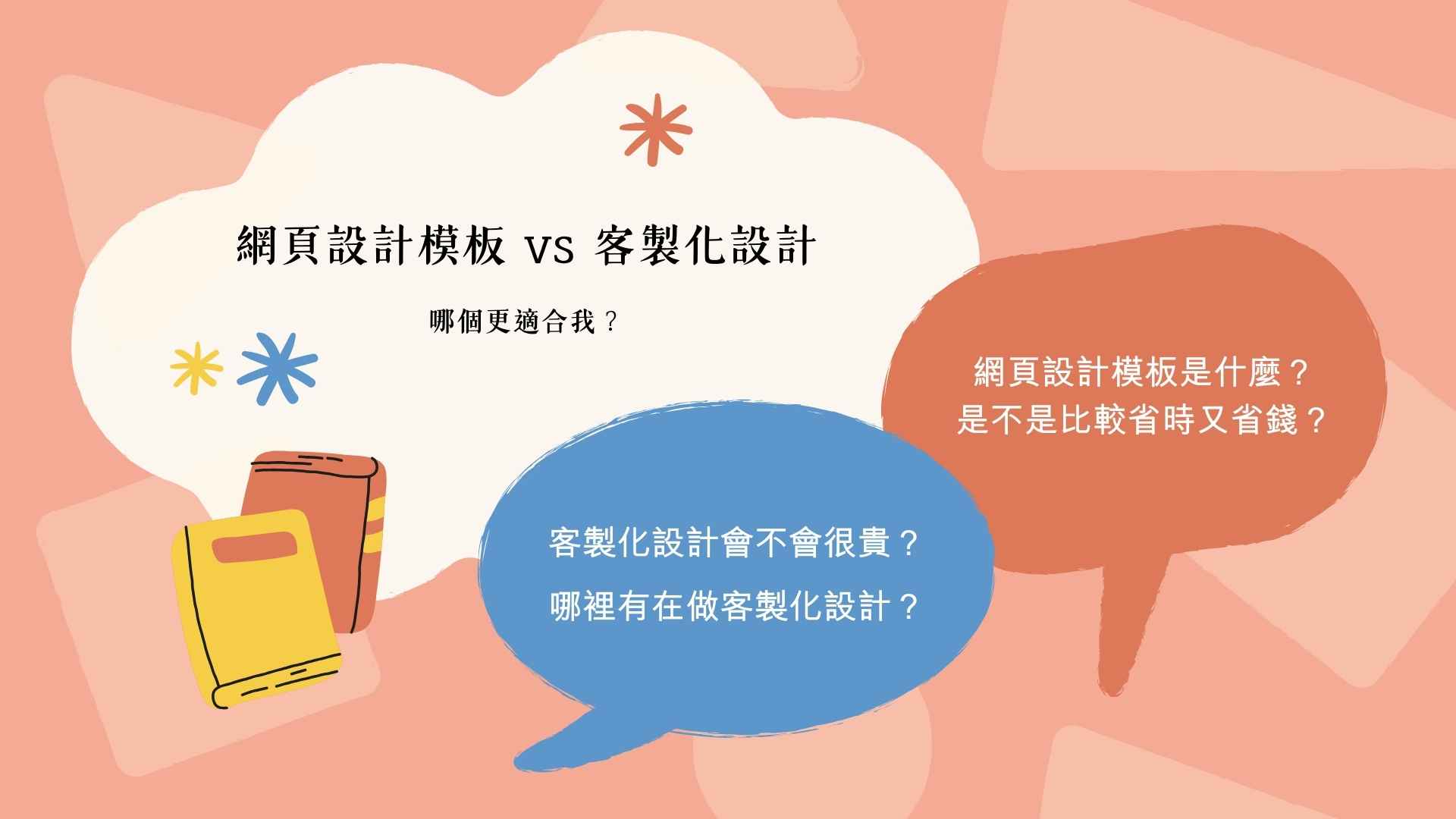 網頁設計模板 vs 客製化設計：哪個更適合我？